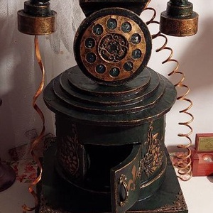 Vintage telefon - otthon & életmód - dekoráció - Meska.hu