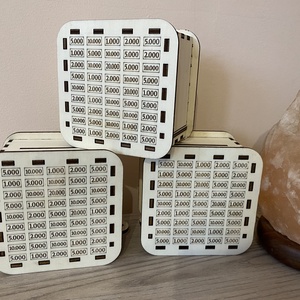 Lézergravírozott persely, 250.000 ft gyűjt�séhez - otthon & életmód - dekoráció - asztal és polc dekoráció - persely - Meska.hu