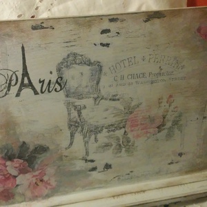 Shabby chic - szakácskönyv tartó -  - Meska.hu