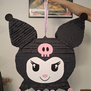 Pinata ( Kuromi ) , Kellékek & szerszámok, Díszíthető tárgyak, Papírmasé, Papírművészet, MESKA