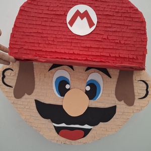 Pinata ( Mario) , Kellékek & szerszámok, Díszíthető tárgyak, Papírmasé, Papírművészet, MESKA