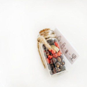 GinTonik fűszerkeverék üvegcsében - esküvő - emlék & ajándék - köszönőajándék - Meska.hu