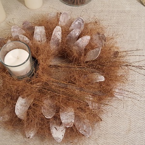 Elegáns natur asztaldísz, Otthon & Életmód, Virágdekoráció, Virágdíszek, Asztali virágdísz, Virágkötés, MESKA