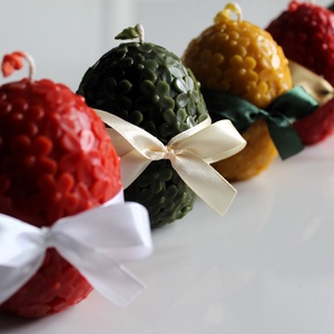 Húsvéti virágmintás tojás gyertya masnival - otthon & életmód - gyertya, illat, aroma - gyertya - Meska.hu