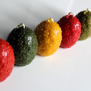 Húsvéti virágmintás tojás gyertya  - otthon & életmód - gyertya, illat, aroma - gyertya - Meska.hu