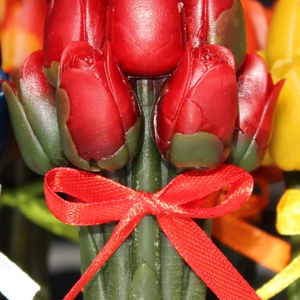 Tulipán örökcsokor méhviaszgyertya  - otthon & életmód - gyertya, illat, aroma - gyertya - Meska.hu