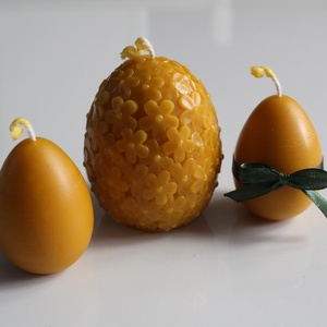 Húsvéti sárga tojás gyertya - otthon & életmód - gyertya, illat, aroma - gyertya - Meska.hu