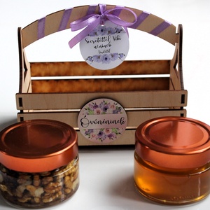 Óvónéninek édes ajándékkosár - élelmiszer - méz & propolisz - Meska.hu