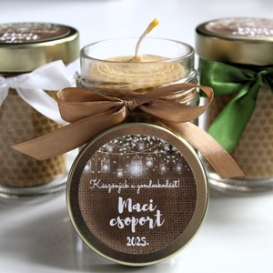Óvodai, bölcsödei, iskolai ballagási méhviaszgyertyás ajándék - Meska.hu