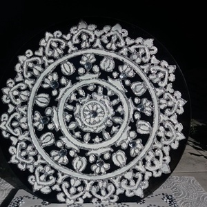Üveg festmény Fekete-Fehér mandala - Meska.hu