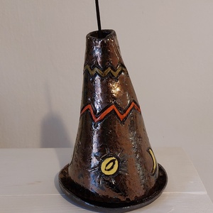 Füstölőtartó, Indián sátor füstölő - otthon & életmód - dekoráció - spiritualitás - füstölő és füstölőtartó - Meska.hu