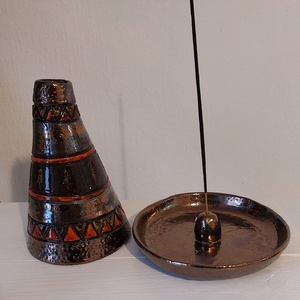 Füstölőtartó, Indián sátor füstölő - otthon & életmód - dekoráció - spiritualitás - füstölő és füstölőtartó - Meska.hu