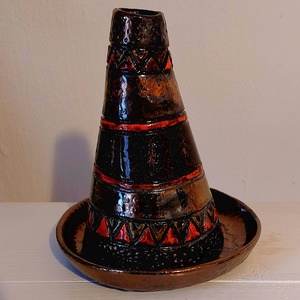 Füstölőtartó, Indián sátor füstölő - otthon & életmód - dekoráció - spiritualitás - füstölő és füstölőtartó - Meska.hu