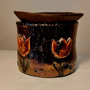 Tulipános párologtató, Otthon & Életmód, Gyertya, illat, aroma, Párologtató, Agyagozás, Kerámia, MESKA