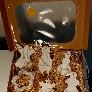 Fenyőfadísz, Karácsonyfadísz - karácsony - adventi díszek - adventi ablakdekoráció - Meska.hu