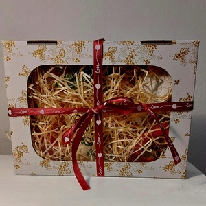 Kerámia fenyőfadísz díszdobozban - otthon & életmód - konyhafelszerelés, tálalás - tálalás - tányér & étkészlet - Meska.hu