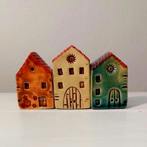 Kerámia házikók - Meska.hu