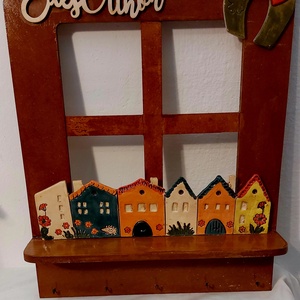 Fali kulcstartó  - otthon & életmód - dekoráció - fali és függő dekoráció - fali kulcstartó - Meska.hu