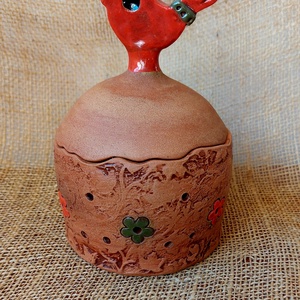 Kerámia fokhagymatartó, Otthon & Életmód, Konyhafelszerelés, tálalás, Konyhai tárolás, Méz & Vajtartó, Kerámia, MESKA