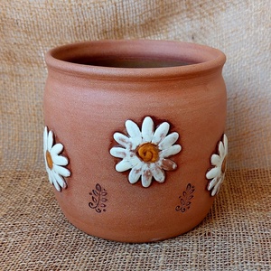 Kerámia kaspó, Otthon & Életmód, Virágdekoráció, Virágtartó, Kaspó, Kerámia, MESKA