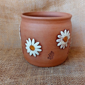 Kerámia kaspó - otthon & életmód - virágdekoráció - virágtartó - kaspó - Meska.hu