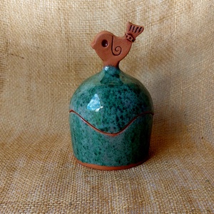 Kerámia cukorkatartó - otthon & életmód - konyhafelszerelés, tálalás - konyhai tárolás - fűszertartó - Meska.hu