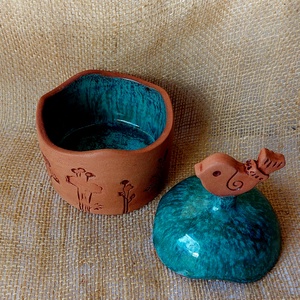 Kerámia cukorkatartó, Otthon & Életmód, Konyhafelszerelés, tálalás, Konyhai tárolás, Fűszertartó, Kerámia, MESKA