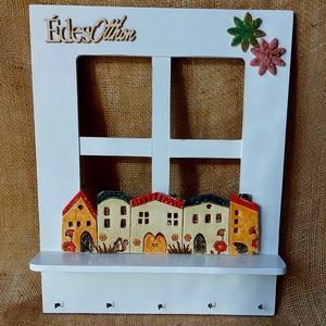 Fali kulcstartó  - otthon & életmód - dekoráció - fali és függő dekoráció - fali kulcstartó - Meska.hu