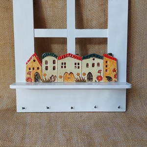 Fali kulcstartó  - otthon & életmód - dekoráció - fali és függő dekoráció - fali kulcstartó - Meska.hu