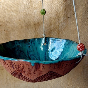 Madáritató, Madáretető, Otthon & Életmód, Ház & Kert, Kerti dísz, Agyagozás, Kerámia, MESKA