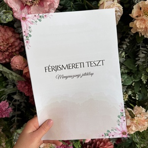 FÉRJISMERETI TESZT - lánybúcsús játék - Meska.hu