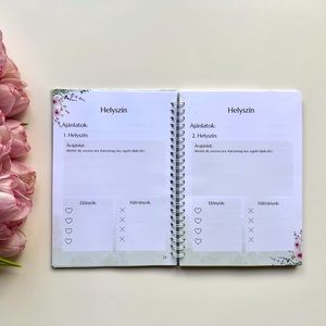 Esküvőtervező napló - esküvő - emlék & ajándék - vendégkönyv - Meska.hu