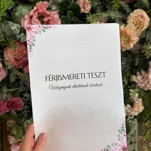 FÉRJISMERETI TESZT - lánybúcsús játék, Esküvő, Lánybúcsú, Fotó, grafika, rajz, illusztráció, MESKA