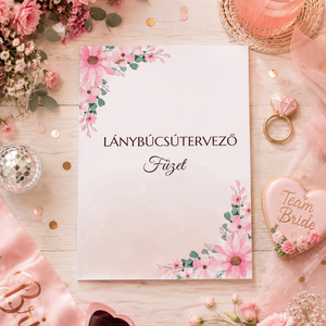 Lánybúcsútervező füzet, Esküvő, Lánybúcsú, Fotó, grafika, rajz, illusztráció, MESKA
