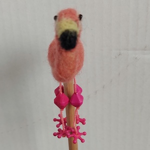 Flamingó, nemez ceruzafigura  - otthon & életmód - papír, írószer - ceruza & toll - Meska.hu