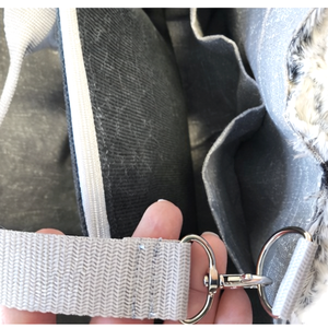 Műszőrme női táska zsebekkel - táska & tok - kézitáska & válltáska - nagy pakolós táska - Meska.hu