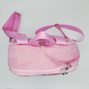 Rózsaszín kordbársony hátizsák - táska & tok - kézitáska & válltáska - belső rendező - Meska.hu