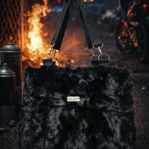 Fekete párduc táska - Meska.hu