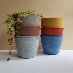 Beton kaspó - 13,5 cm - otthon & életmód - dekoráció - virágdísz és tartó - cserép & kaspó - Meska.hu