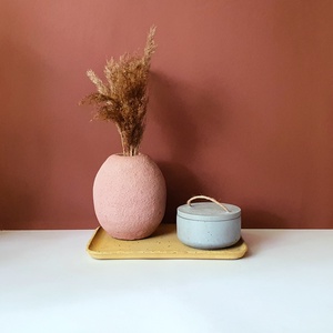 Beton váza - 16 cm - otthon & életmód - dekoráció - virágdísz és tartó - váza - Meska.hu