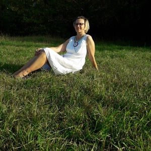 OGEL BIB lila-kék fonalnyaklánc, Textil nyaklánc, textil ékszer, fonalékszer - ékszer - nyaklánc - medálos nyaklánc - Meska.hu