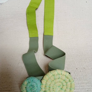 Dupla  SPIRÁL díszöv, zero waste derékdísz - ruha & divat - öv & övcsat - öv - Meska.hu