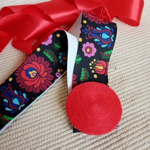 Matyó virágos öv, egyedi derékdísz, dekoröv, matyós viselet, Ruha & Divat, Öv & Övcsat, Öv, Varrás, MESKA