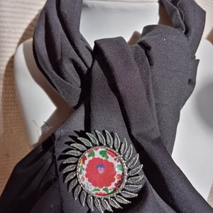  Matyó mintás dísz kitűző,matyó ékszer,folklór ékszer,magyaros  ékszer,Hungarian folk jewellery - ékszer - kitűző és bross - Meska.hu