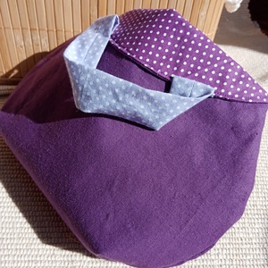 Lila Pöttyös Randi táska, Kis alkalmi táska - táska & tok - kézitáska & válltáska - kézitáska - Meska.hu