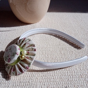 Virágos kalapos hajráf, hajpánt - ruha & divat - hajdísz & hajcsat - hajráf & hajpánt - Meska.hu