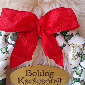 Karácsonyi ajtódísz - karácsony - adventi díszek - adventi ajtódísz - Meska.hu