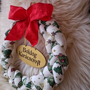 Karácsonyi ajtódísz - karácsony - adventi díszek - adventi ajtódísz - Meska.hu