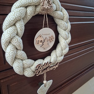 Karácsonyi ajtódísz - karácsony - karácsonyi lakásdekoráció - karácsonyi ajtódíszek - Meska.hu