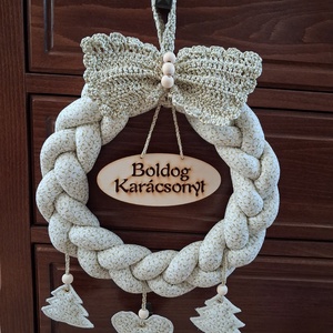 Karácsonyi ajtódísz - Meska.hu